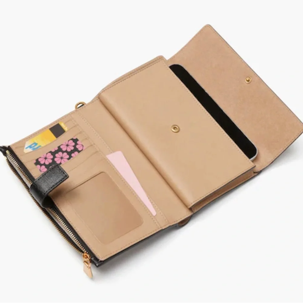 🆕 Kate Spade leather clutch wallet - Picture 4 of 11